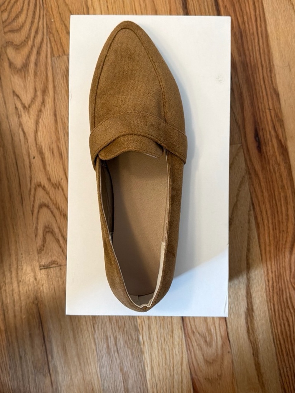 Quince Classic Women's Pointed Loafer in Tan Suede